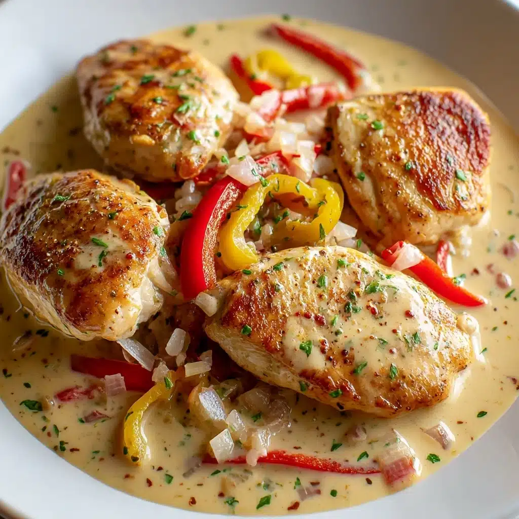 Creamy Pepperoncini Chicken Recipe - Recipe Image
