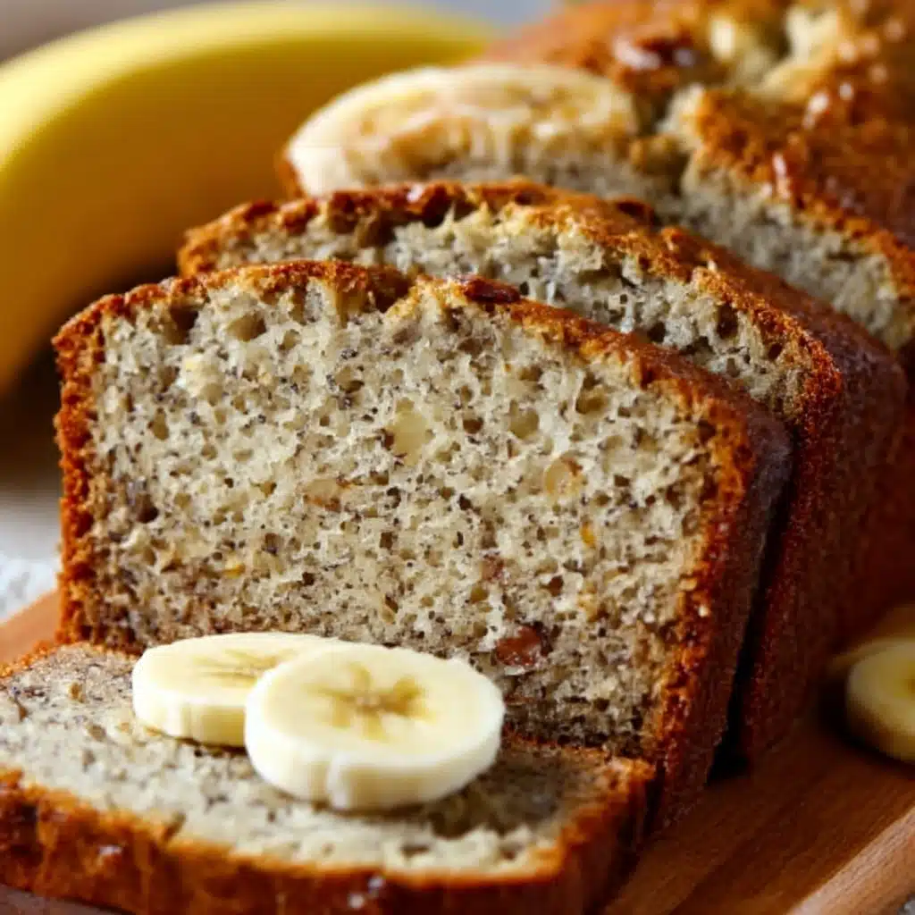 Super moist banana bread loaf recipe - Recipe Image