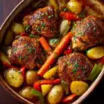 Slow Cooker Honey Garlic Chicken And Veggies Recipe