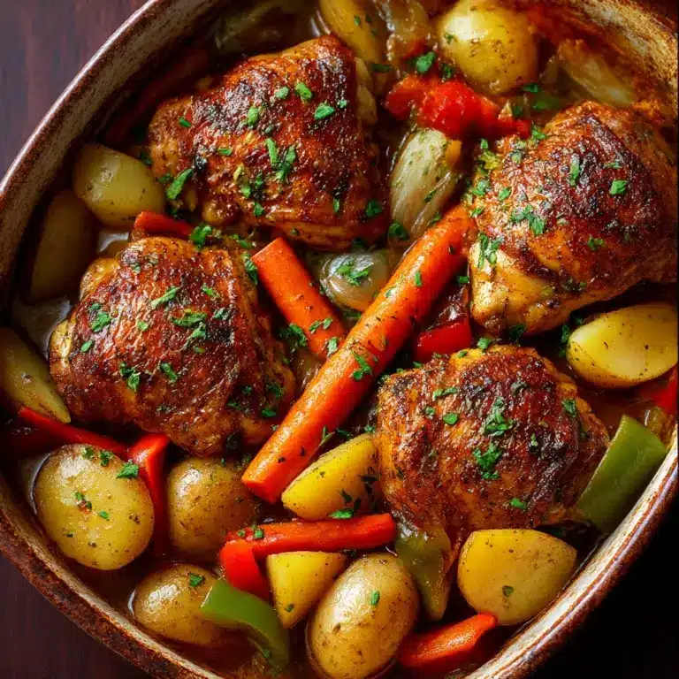 Slow Cooker Honey Garlic Chicken And Veggies Recipe