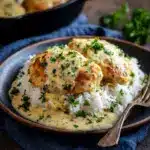Creamy Smothered Chicken And Rice Recipe