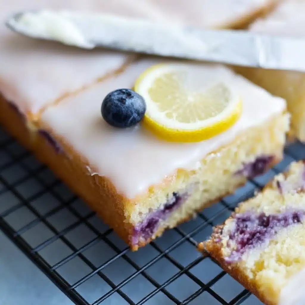 Lemon Blueberry Sheet Cake Recipe