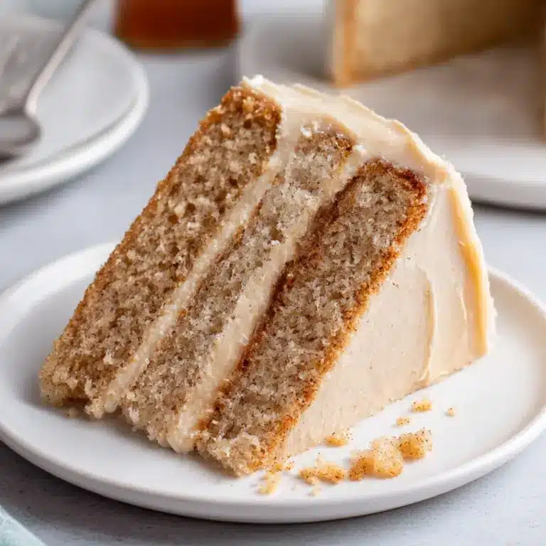 Spice Cake with Salted Caramel Buttercream Frosting Recipe