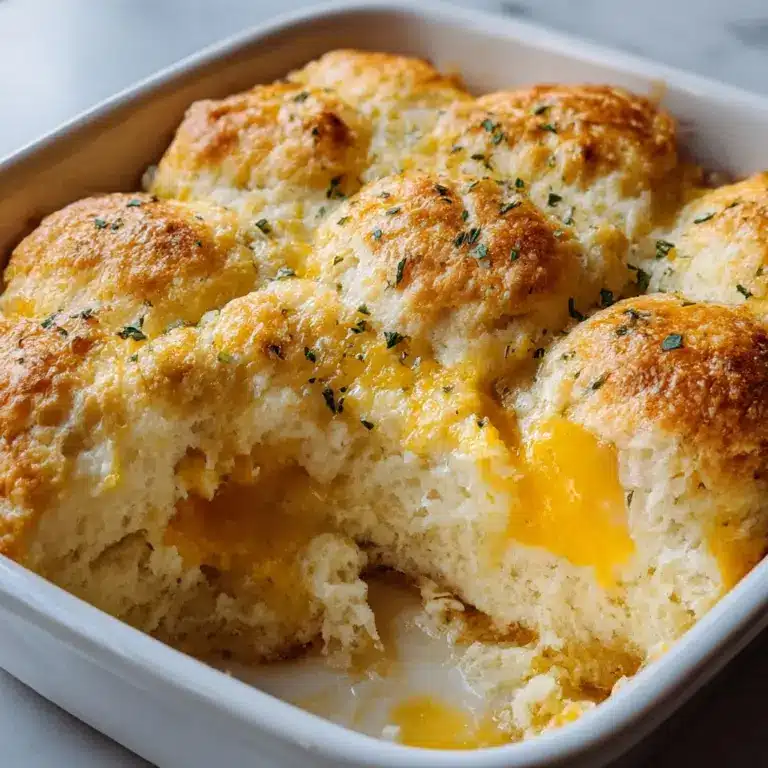 Cheddar Bay Biscuit Egg Breakfast Casserole