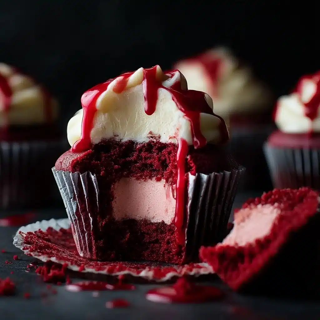 Halloween Vampire Bite Cupcakes Recipe