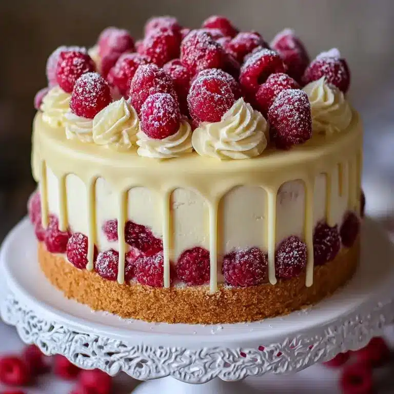 White Chocolate Raspberry Dream Cake Recipe