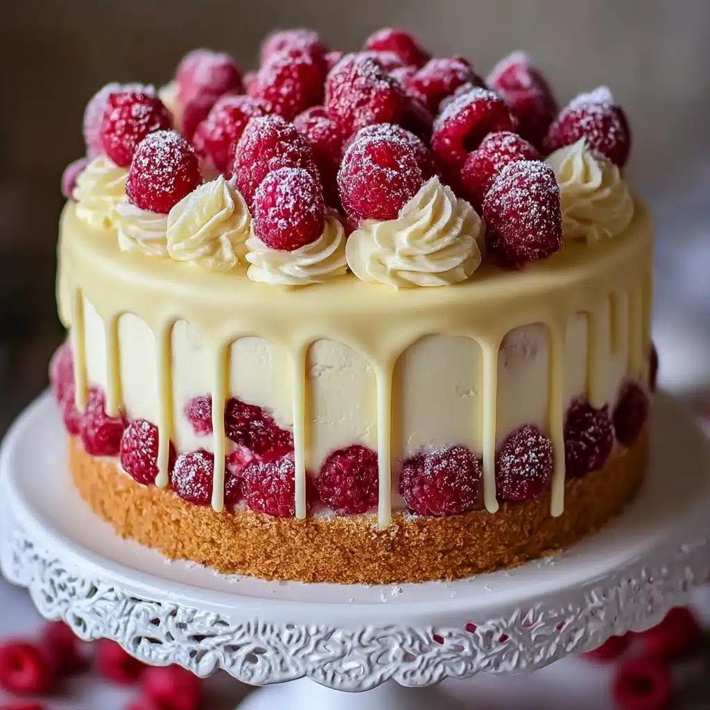 White Chocolate Raspberry Dream Cake Recipe