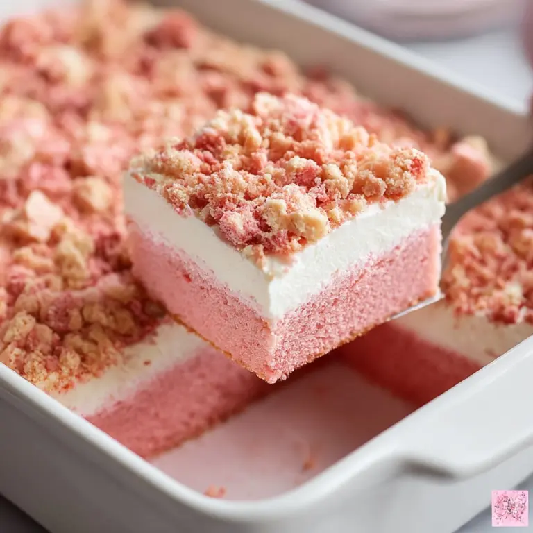 Strawberry Crunch Cake Recipe