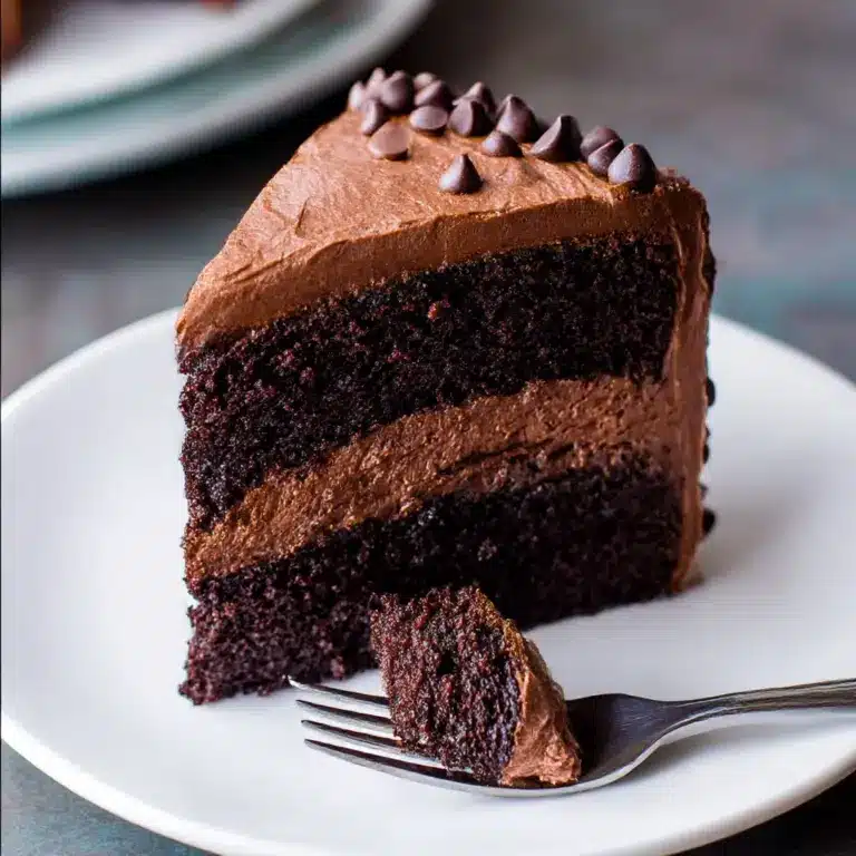 Triple Chocolate Cake Recipe
