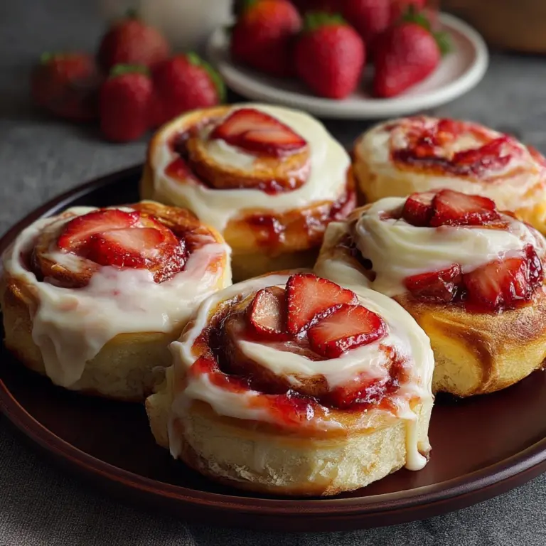 How to Make Easy Strawberry Cheesecake Sweet Rolls Recipe
