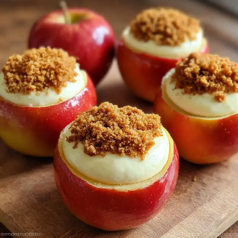 Cheesecake Stuffed Baked Apples Recipe