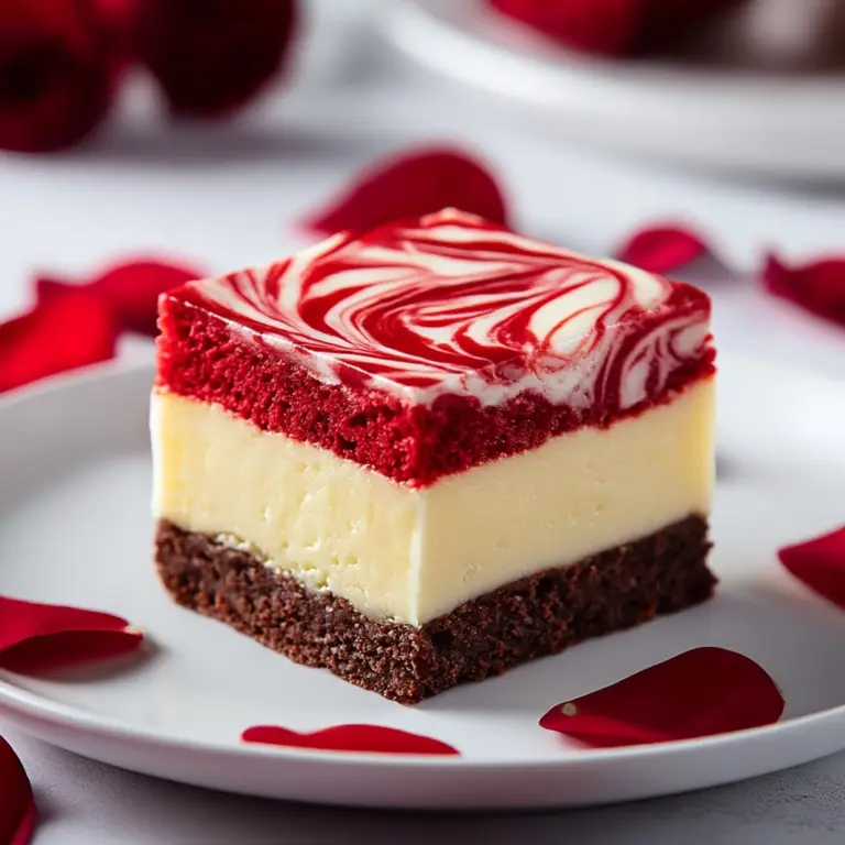 Red Velvet Cheesecake Brownies Recipe