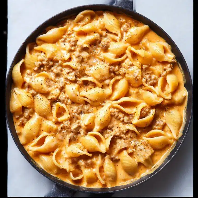 Creamy Beef and Shells Recipe