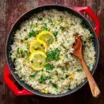 Fragrant Spiced Mediterranean Lemon Rice Recipe