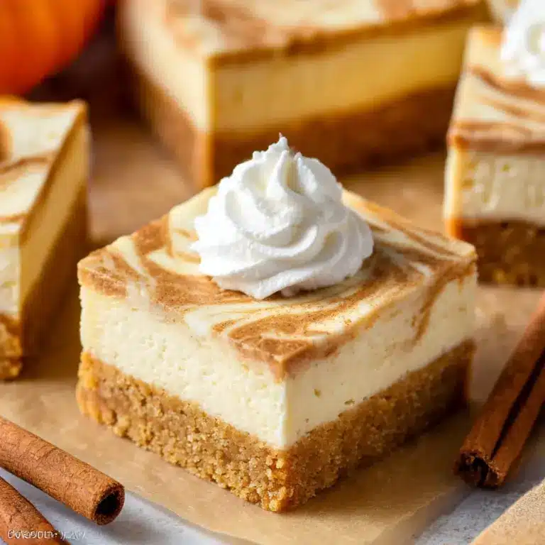 Pumpkin Cheesecake Bars Recipe
