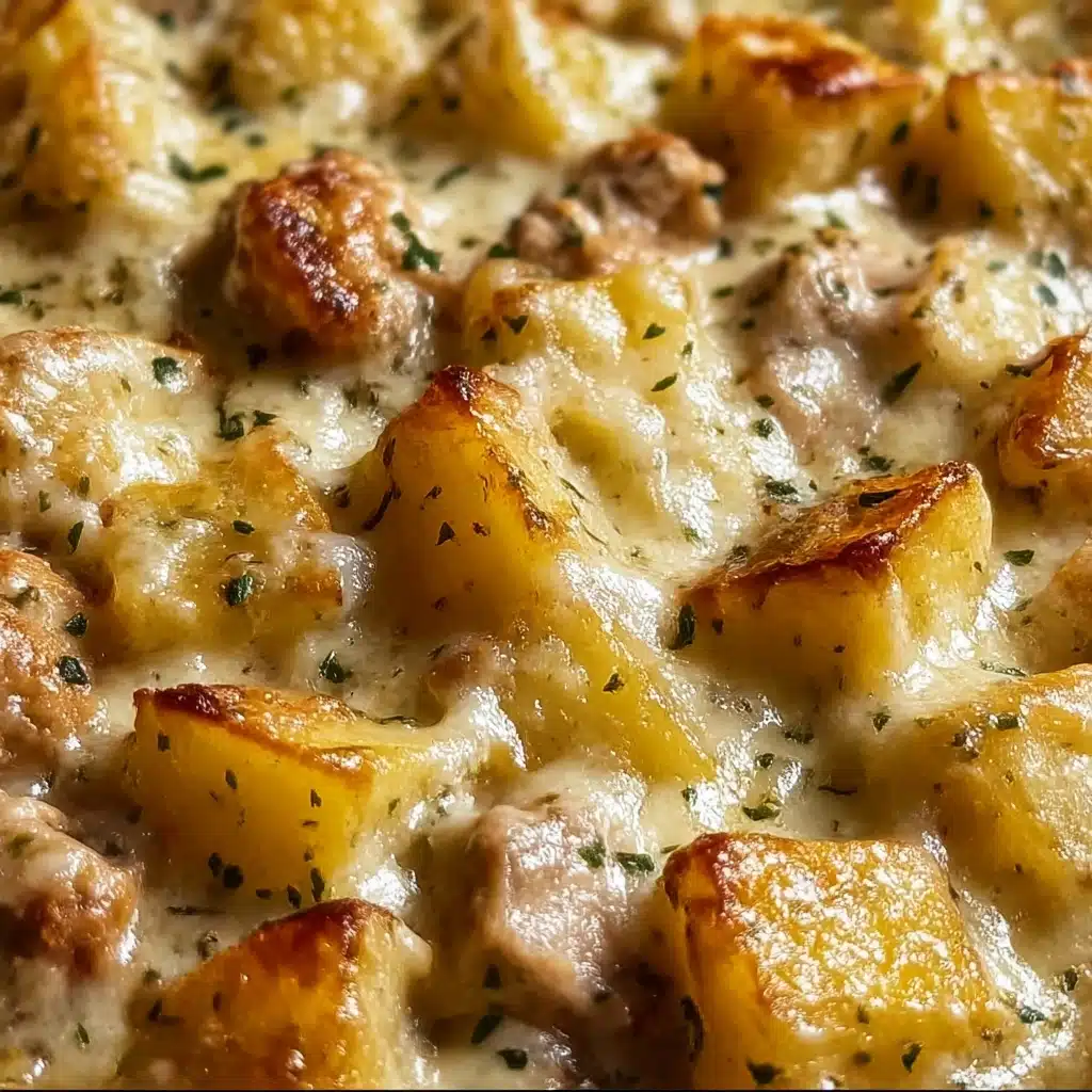 Garlic Parmesan Crockpot Chicken and Potatoes Recipe - Recipe Image