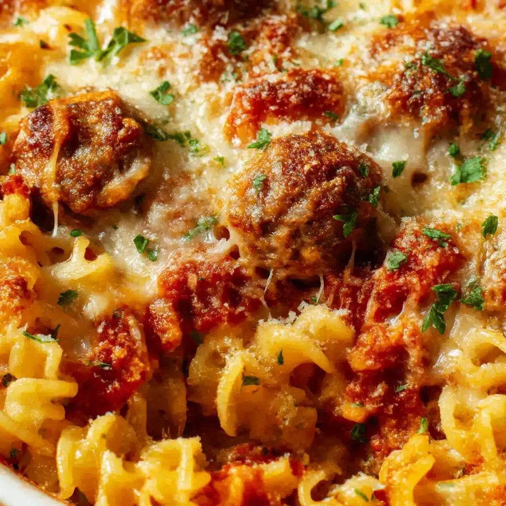 Dump & Bake Meatball Casserole Recipe - Recipe Image