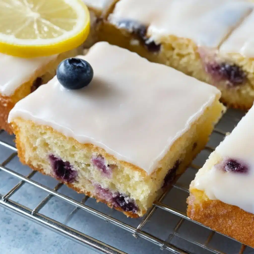 Lemon Blueberry Sheet Cake Recipe - Recipe Image