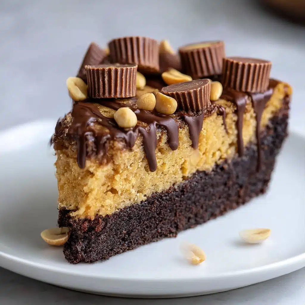 1 bowl peanut butter cup dump cake Recipe - Recipe Image