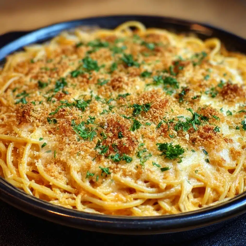 Baked Cream Cheese Spaghetti Casserole Heaven Recipe - Recipe Image