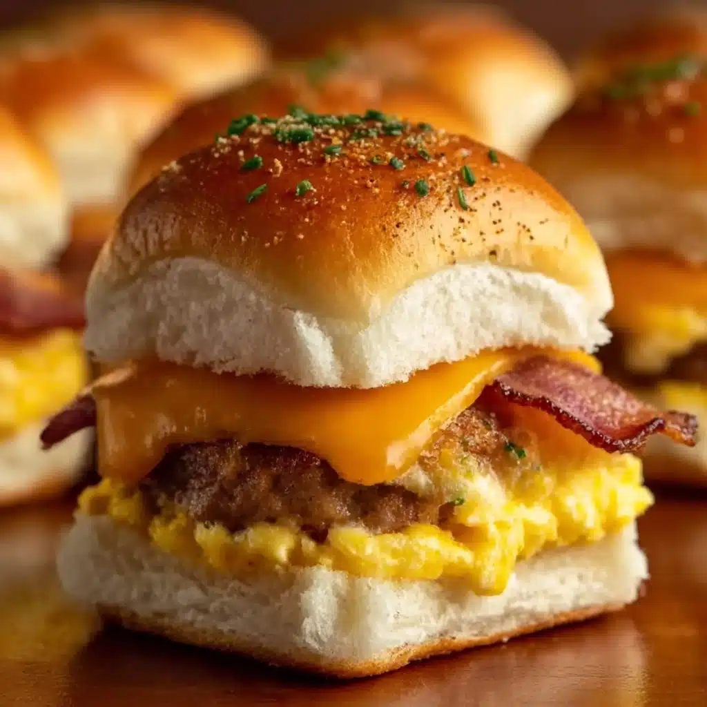 Tasty Hawaiian Roll Breakfast Sandwiches Recipe