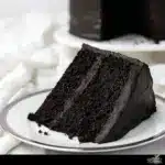 Moist Black Velvet Cake from Scratch with Black Frosting Recipe