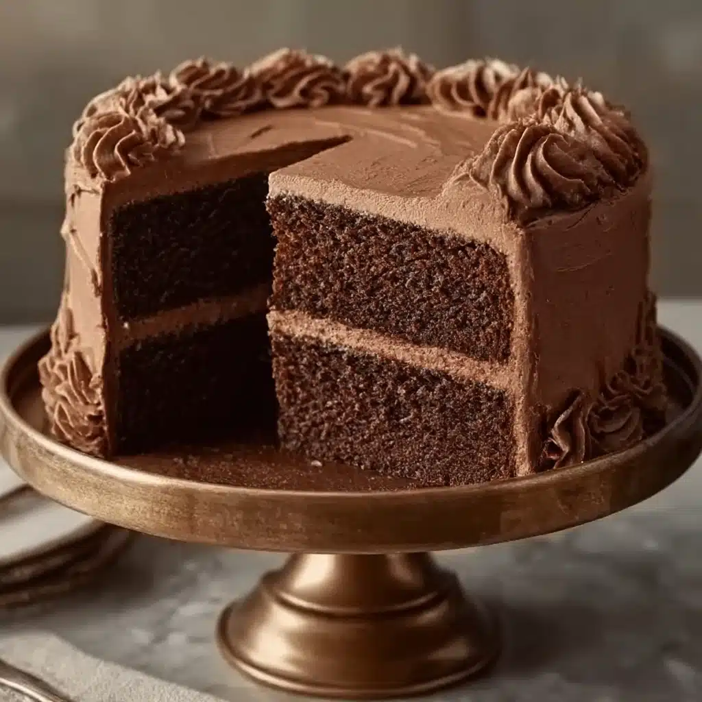 Chocolate Buttermilk Cake Recipe - Recipe Image