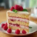 Vanilla Layer Cake with Raspberry Jam Recipe