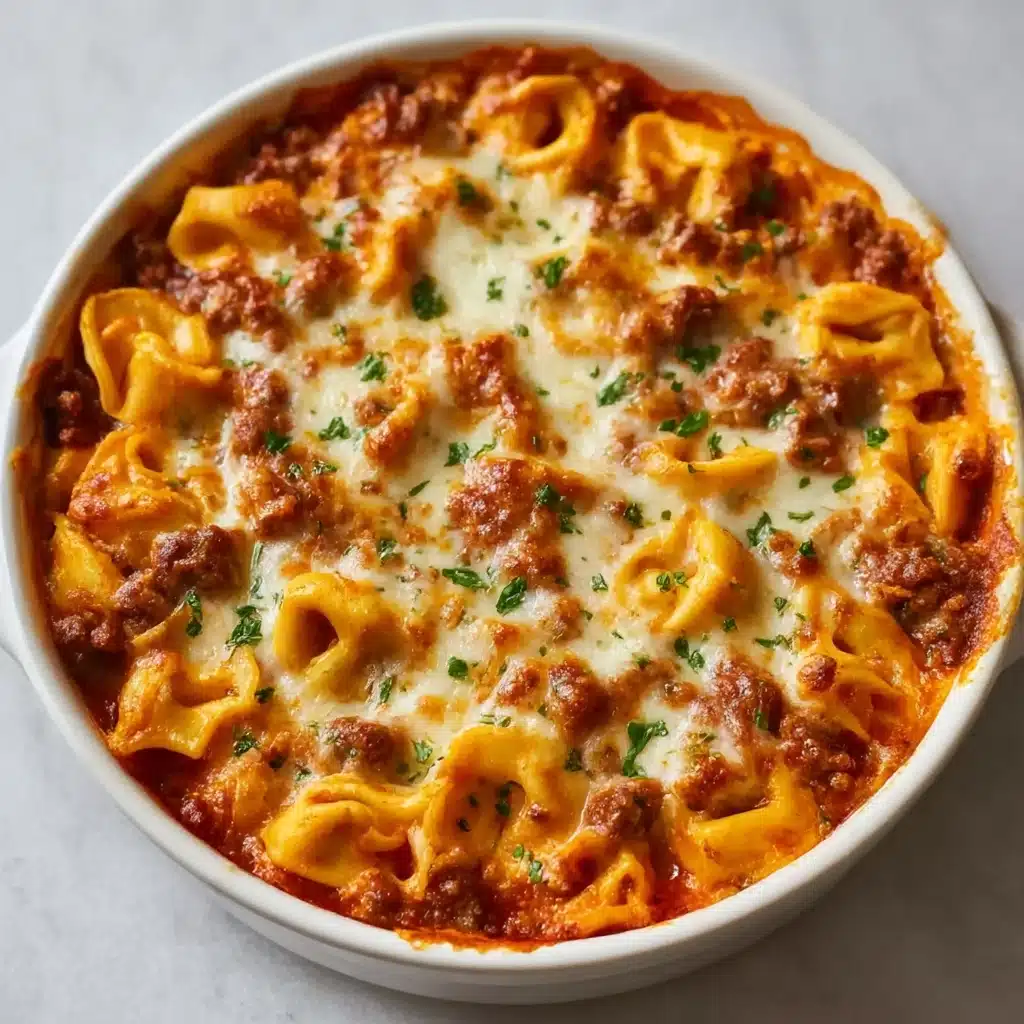 Irresistible Beefy Tortellini Bake for Cozy Nights Awaits! Recipe - Recipe Image