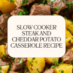 Slow Cooker Steak and Cheddar Potato Casserole Recipe