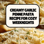 Creamy Garlic Penne Pasta Recipe