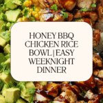 Honey BBQ Chicken Rice Bowl Recipe