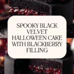 Spooky Black Velvet Halloween Cake Recipe