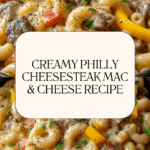 High-Protein Creamy Philly Cheesesteak Mac & Cheese Recipe