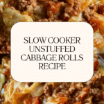 Slow Cooker Unstuffed Cabbage Rolls Recipe
