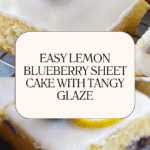 Lemon Blueberry Sheet Cake Recipe