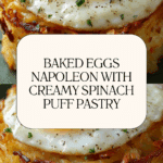 Baked Eggs Napoleon Recipe