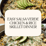 Salsa Verde Chicken & Rice Skillet Recipe