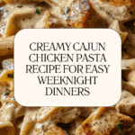Creamy Cajun Chicken Pasta Recipe