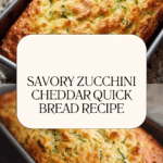 Savory Zucchini Cheddar Quick Bread Recipe