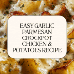 Garlic Parmesan Crockpot Chicken and Potatoes Recipe