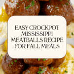 Crockpot Mississippi Meatballs Recipe