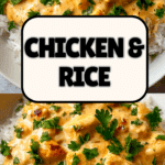 Creamy Smothered Chicken and Rice Recipe