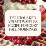 Red Velvet Waffles Recipe