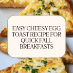 Cheesy Egg Toast Recipe