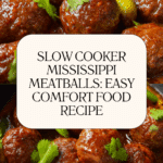 Slow Cooker Mississippi Meatballs Recipe