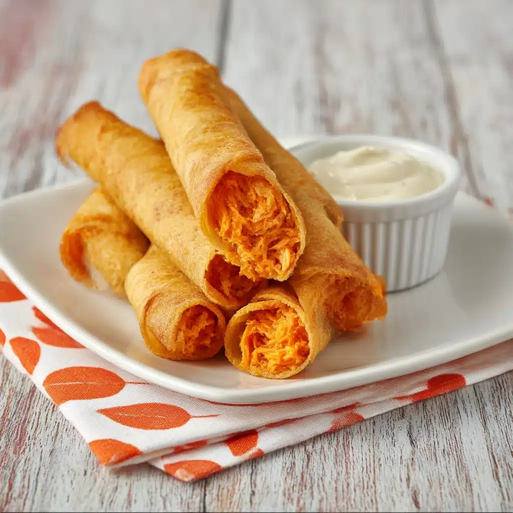 Buffalo Chicken Taquitos Recipe - Recipe Image