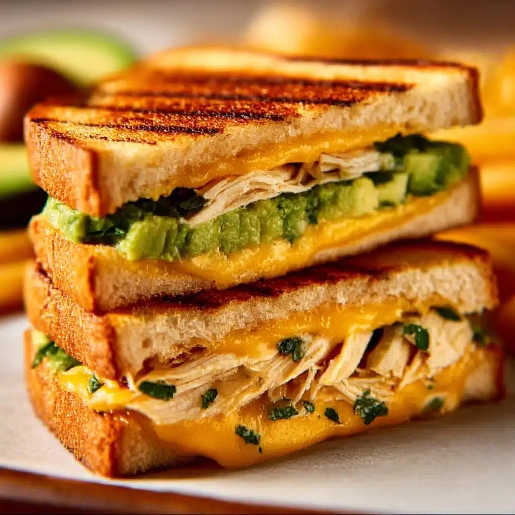 Chicken Avocado Melt Sandwich Recipe - Recipe Image