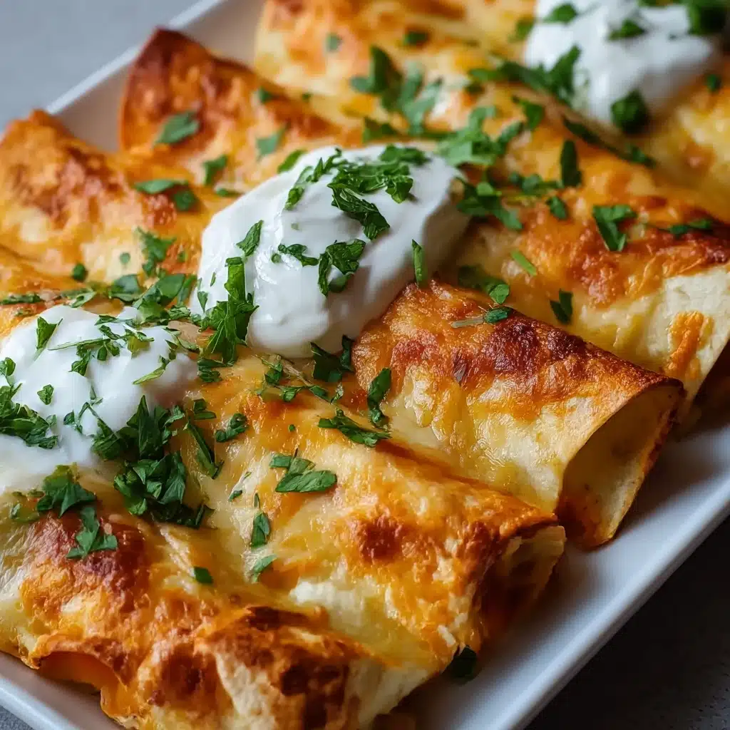 Baked Cream Cheese Chicken Taquitos Recipe - Recipe Image