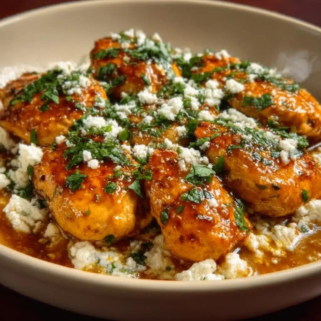 Hot Honey Feta Chicken Recipe - Recipe Image